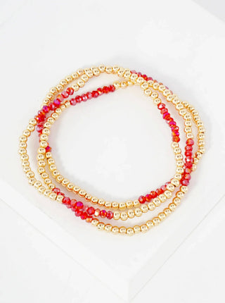 Glass Beads Stretch Bracelet