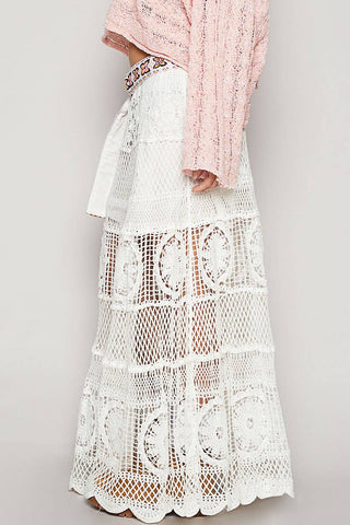 Crochet Long Flare Skirt