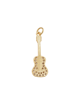 Gold Guitar Charm