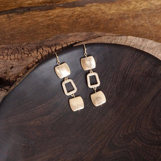 Boho Square Dangle Earrings