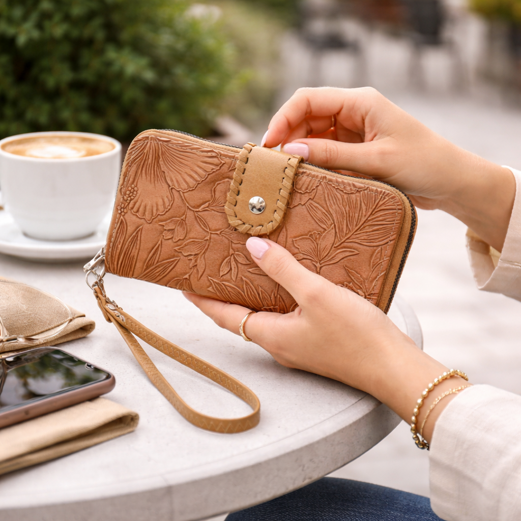 Zoila Zip Around Wristlet Wallet