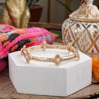 Medallion Stretchy Bangle