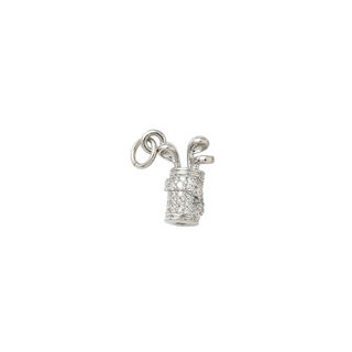 Silver Golf Bag Charm