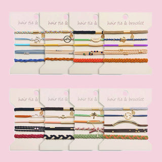 Boho 2-in-1 Hair Tie & Bracelet Set