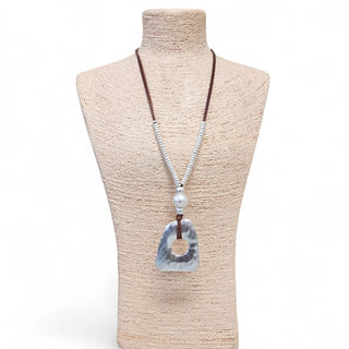 Chunky Boho Western Pendant Necklace
