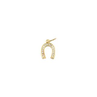 Gold Horseshoe Charm