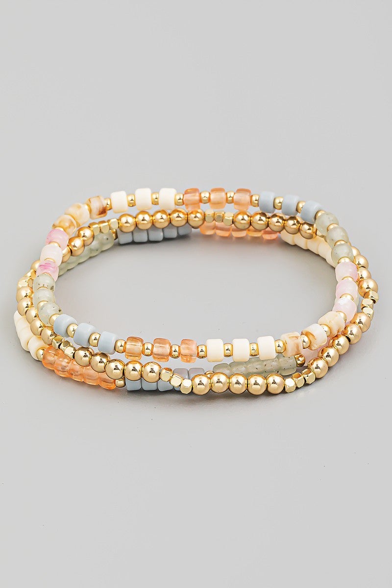 Assorted Disc Stackable Bracelet
